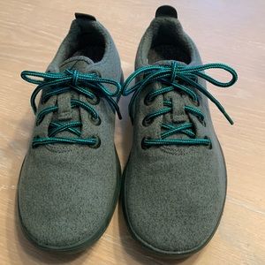 Allbirds Wool Runner Shoes Merino Wool Upper Dark Gray Lace Up Size 7 Women’s